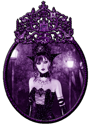 Gif animé gothique femme